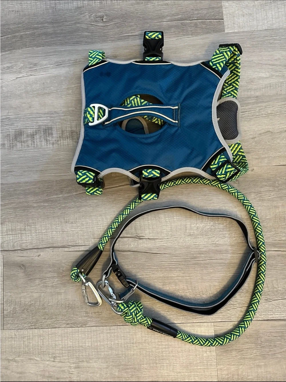 XL Arcadia Trail Harness and Waist Leash Matching Set